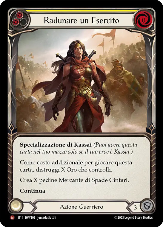 Card: Raise an Army (yel)