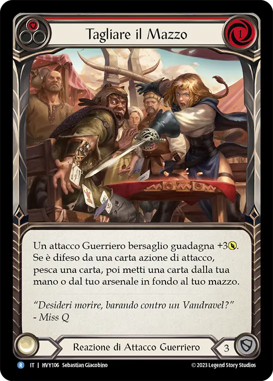 Card: Cut the Deck (red)