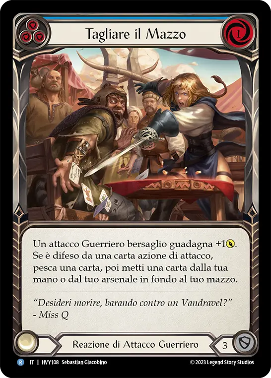 Card: Cut the Deck (blu)