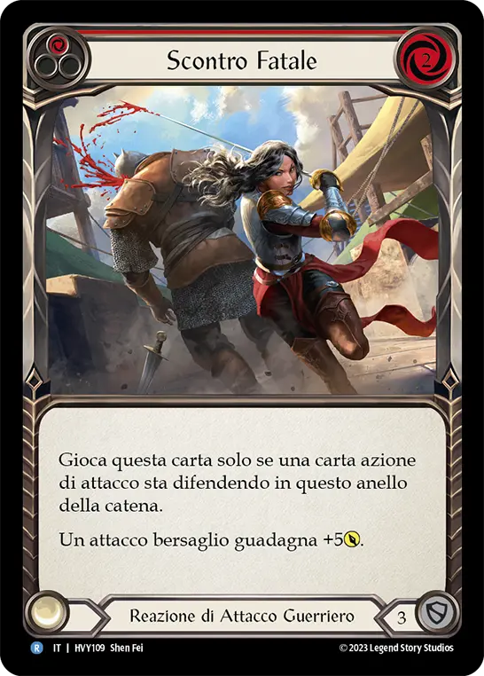 Card: Fatal Engagement (red)