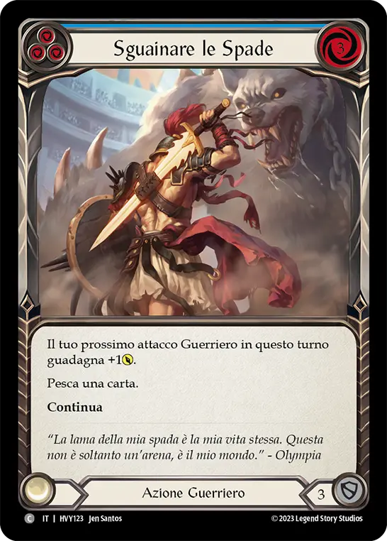 Card: Draw Swords (blu)