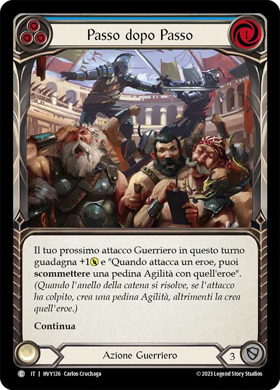 Card: Edge Ahead (blu)