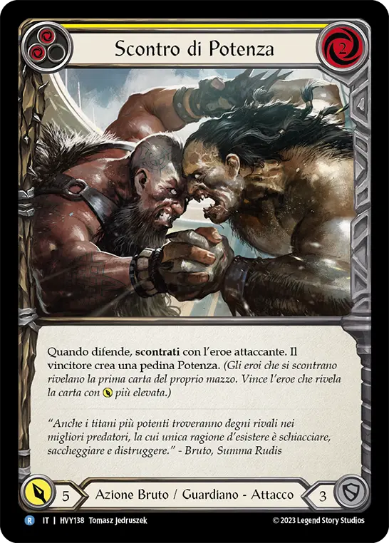 Card: Clash of Might (yel)