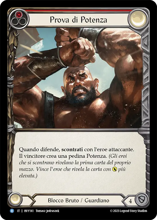 Card: Test of Might (red)