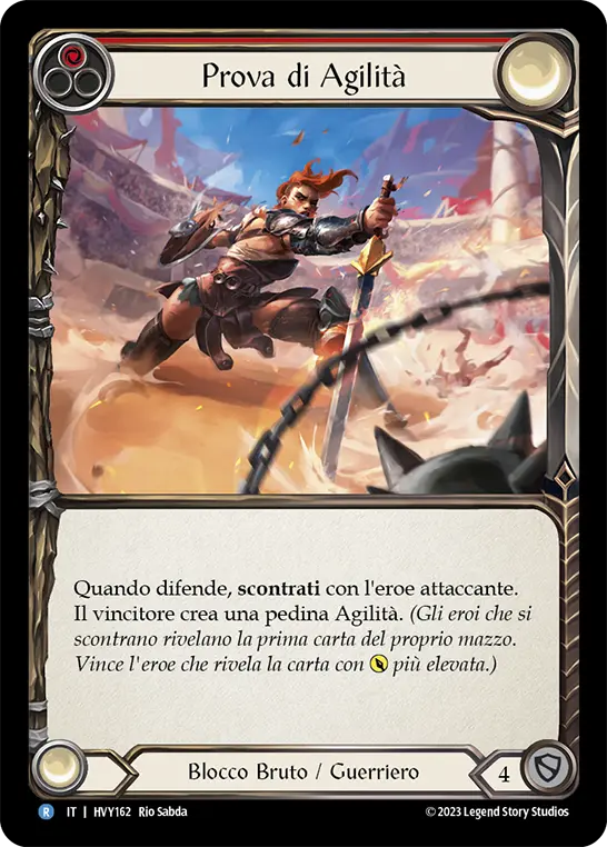 Card: Test of Agility (red)