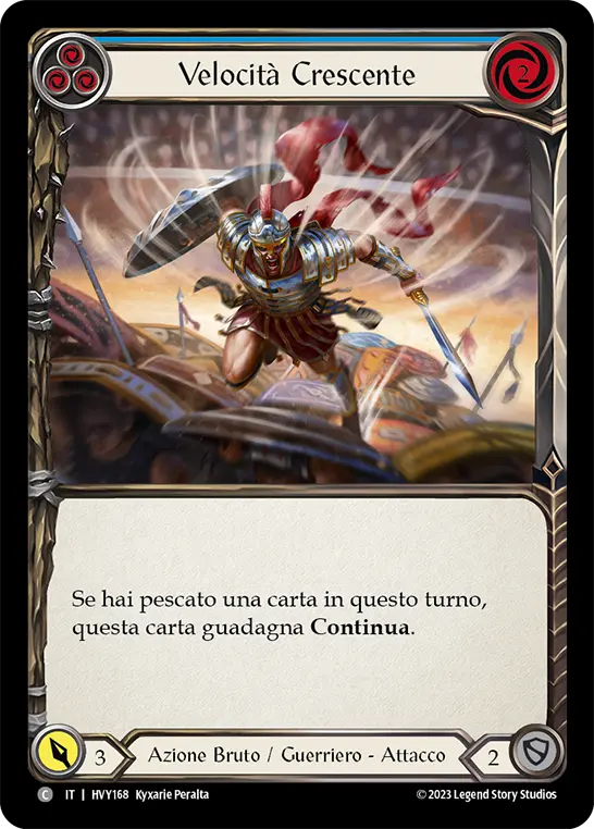 Card: Rising Speed (blu)