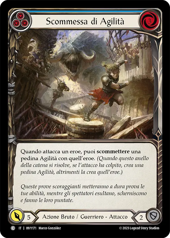 Card: Wage Agility (blu)