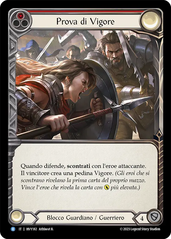Card: Test of Vigor (red)