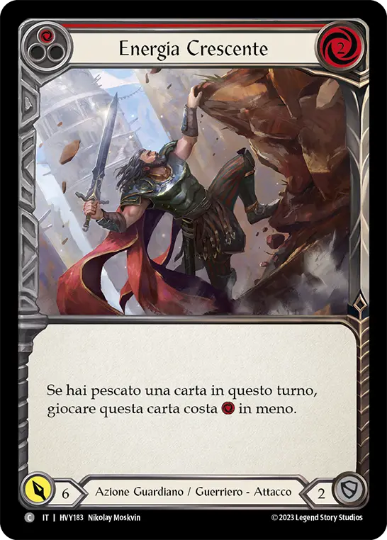Card: Rising Energy (red)
