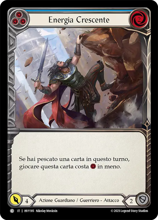 Card: Rising Energy (blu)
