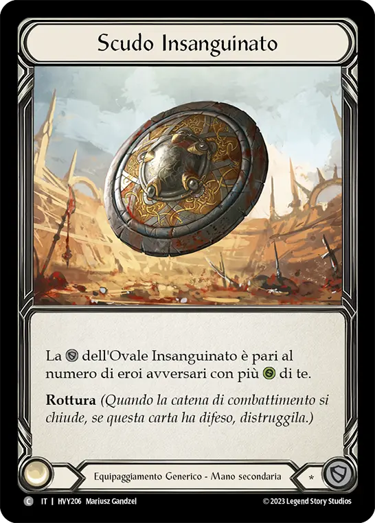 Card: Bloodied Oval