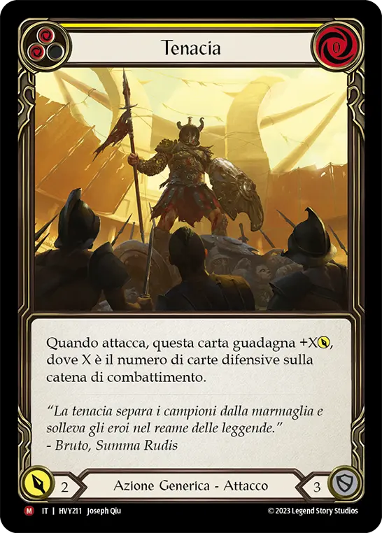 Card: Tenacity (yel)