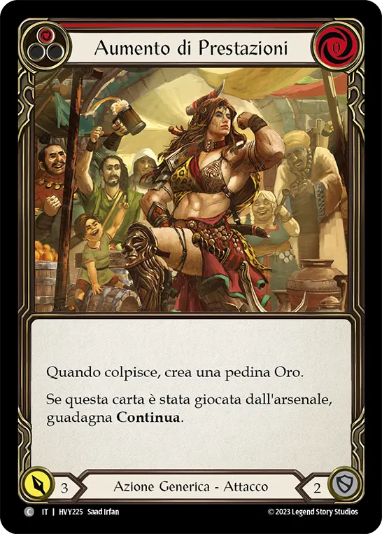 Card: Performance Bonus (red)