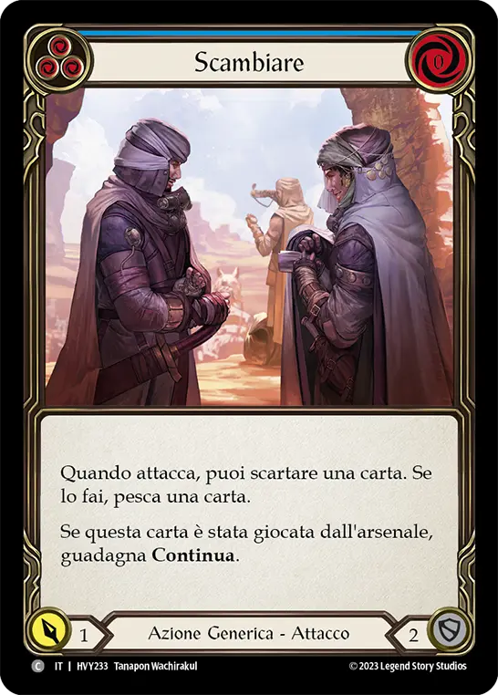 Card: Trade In (blu)