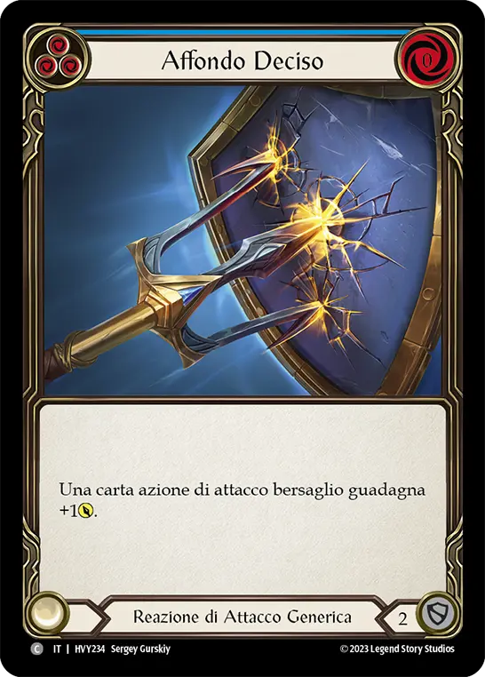 Card: Lunging Press (blu)
