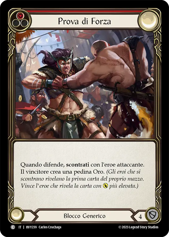 Card: Test of Strength (red)