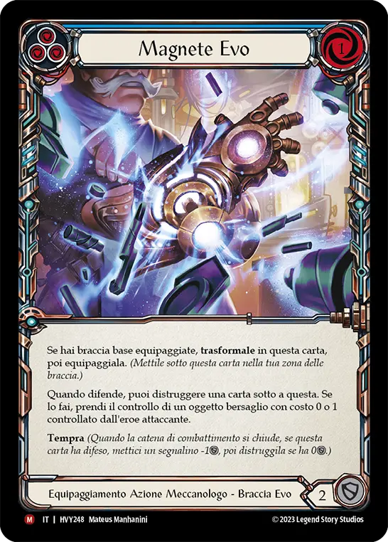 Card: Evo Magneto (blu)