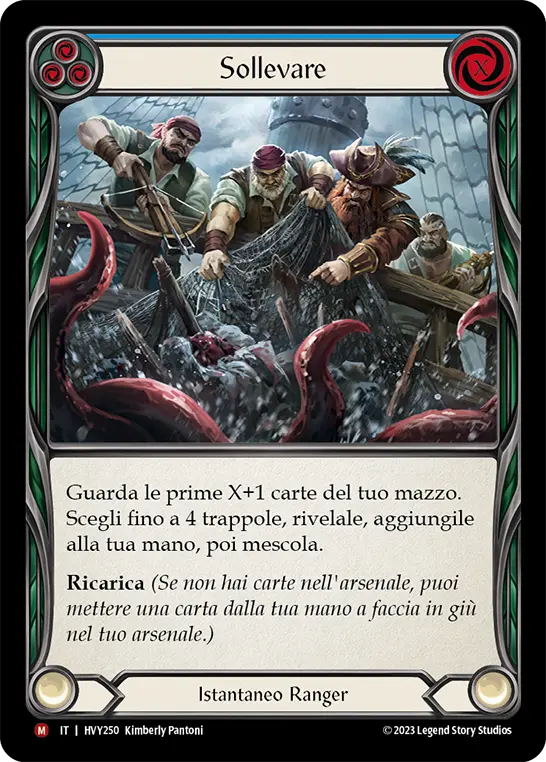 Card: Reel In (blu)