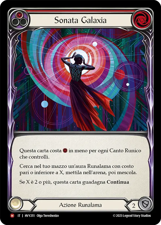 Card: Sonata Galaxia (red)