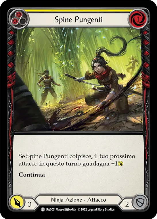 Card: Bittering Thorns (yel)