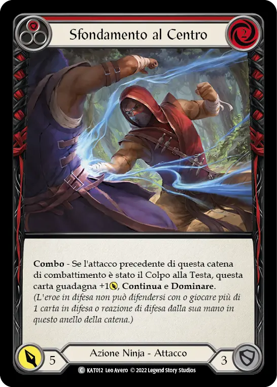 Card: Open the Center (red)