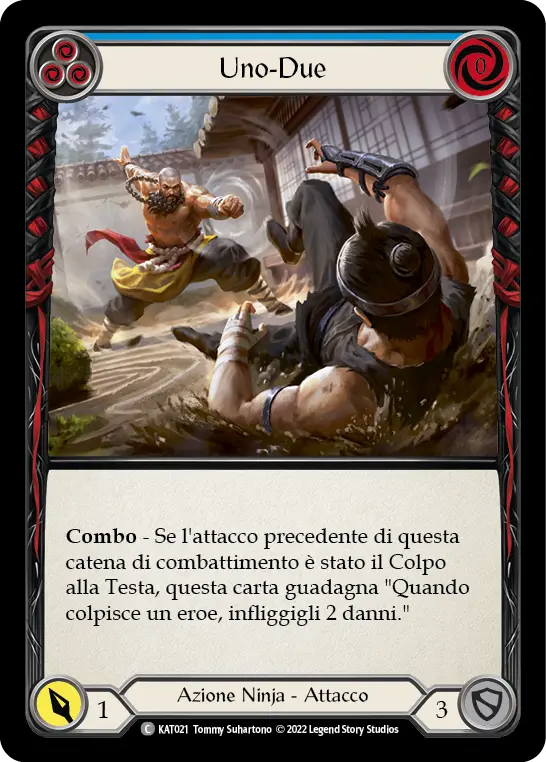 Card: One-Two Punch (blu)