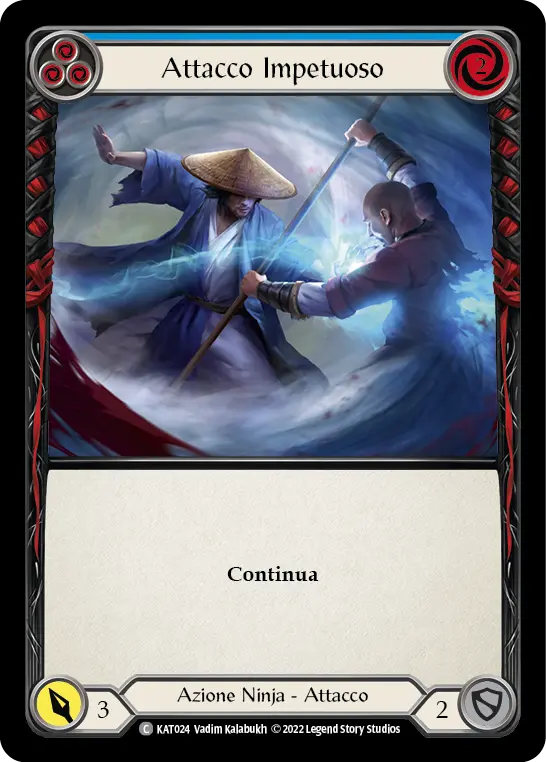 Card: Surging Strike (blu)
