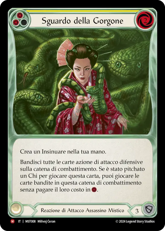Card: Gorgon's Gaze (yel)