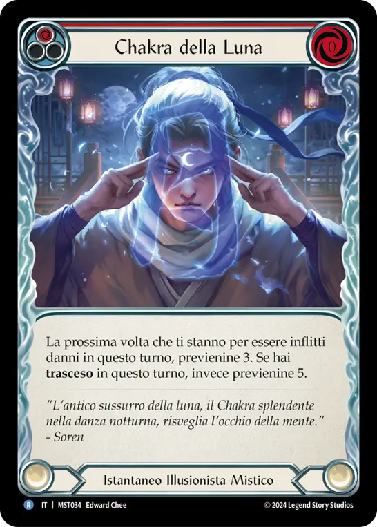Card: Moon Chakra (red)