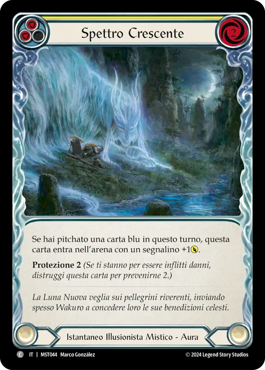 Card: Waxing Specter (yel)