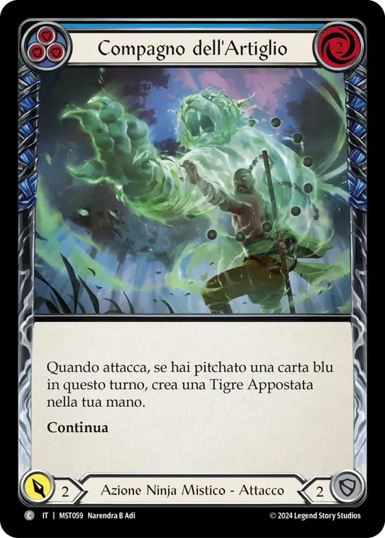 Card: Companion of the Claw (blu)
