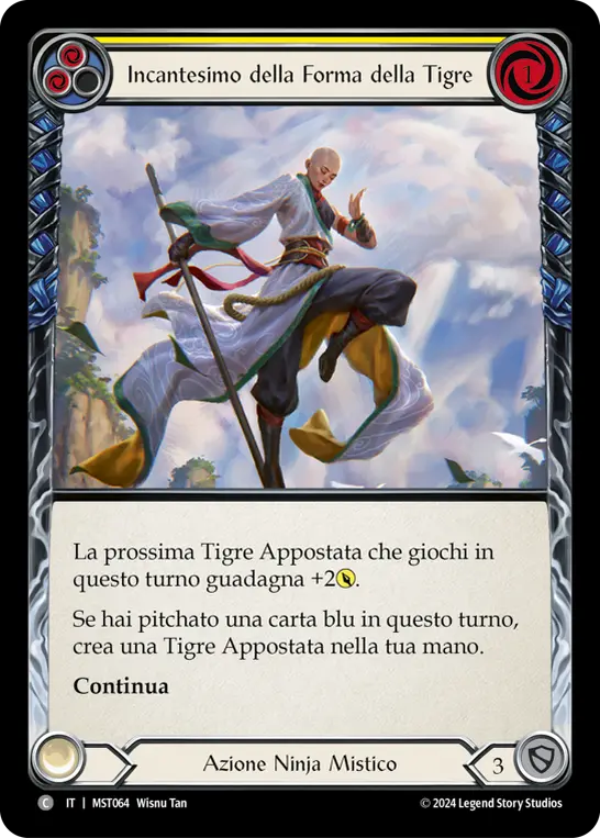 Card: Tiger Form Incantation (yel)