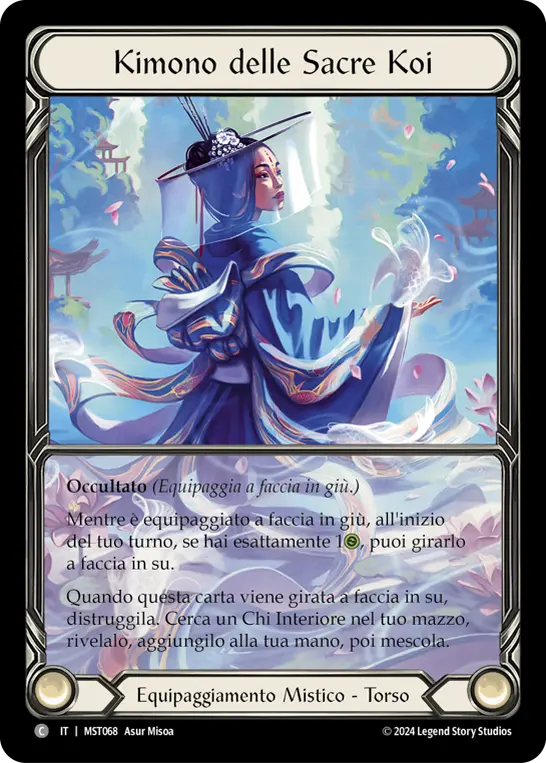 Card: Koi Blessed Kimono