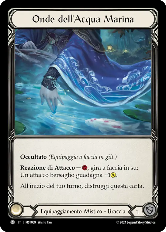 Card: Waves of Aqua Marine