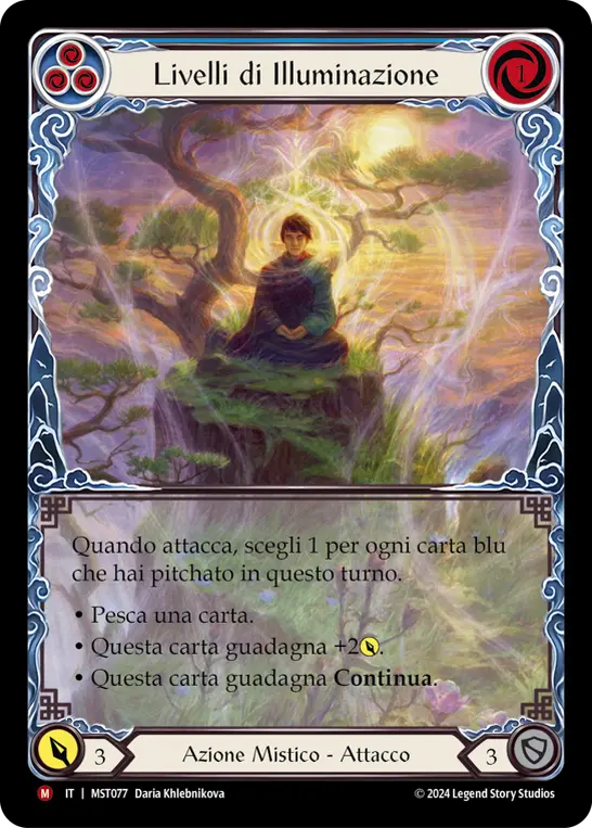 Card: Levels of Enlightenment (blu)