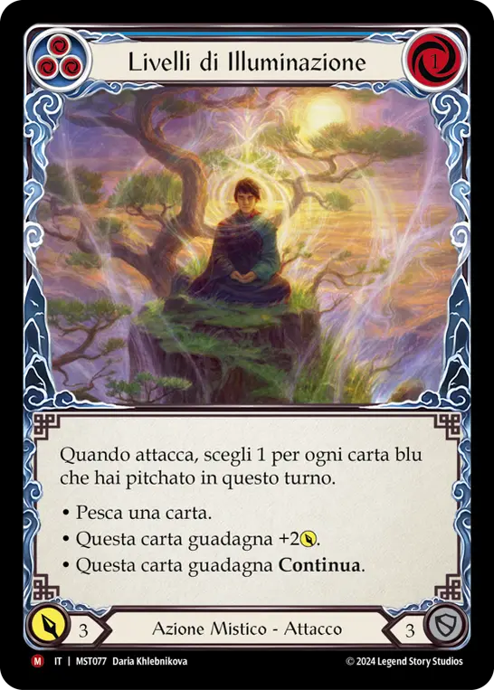 Card: Levels of Enlightenment (blu)