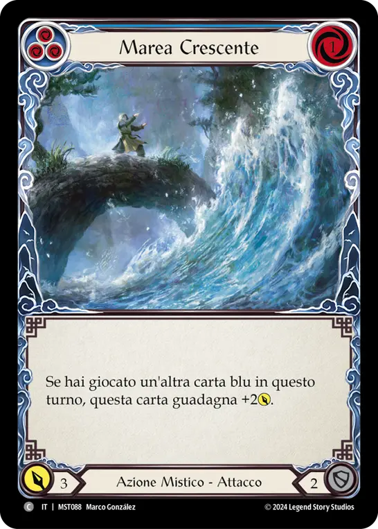 Card: Rising Tide (blu)
