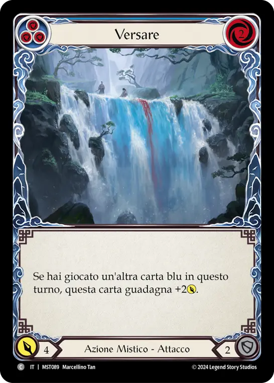 Card: Spillover (blu)