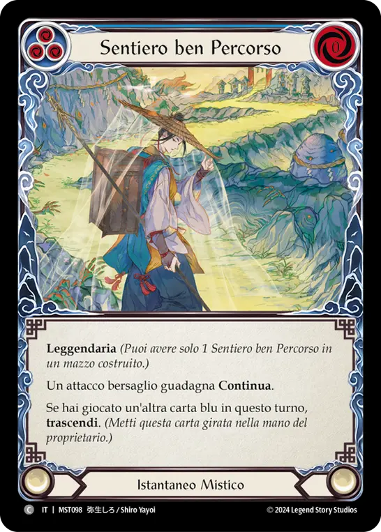 Card: Path Well Traveled (blu)