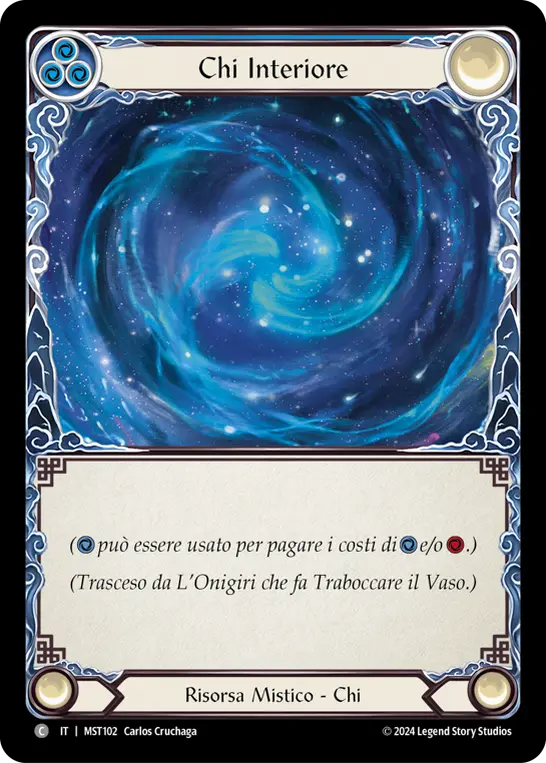 Card: The Grain that Tips the Scale (blu)