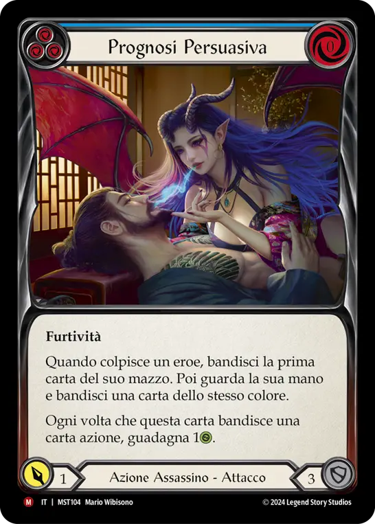 Card: Persuasive Prognosis (blu)