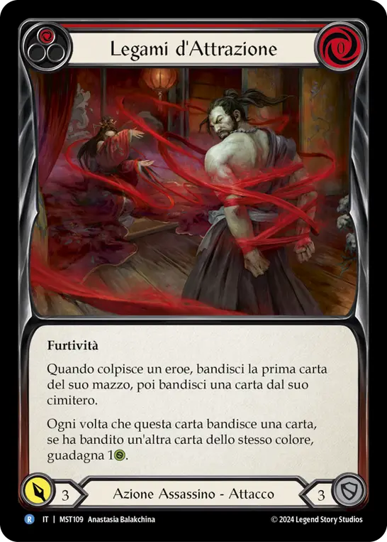 Card: Bonds of Attraction (red)