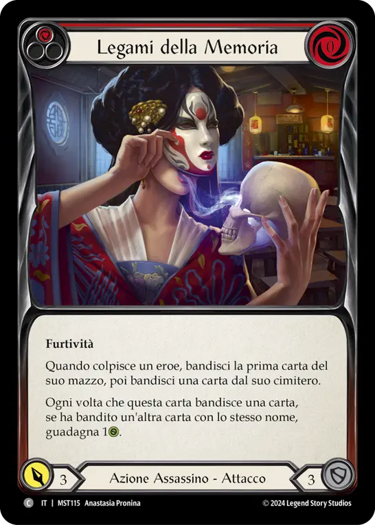 Card: Bonds of Memory (red)