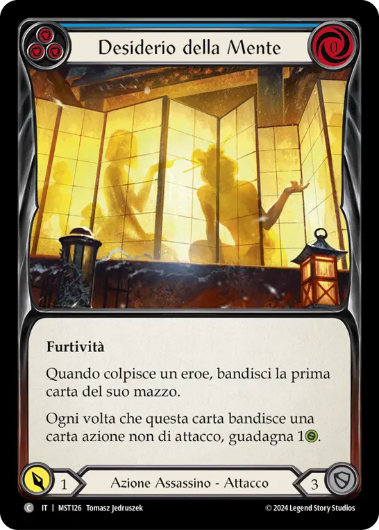 Card: Mind's Desire (blu)