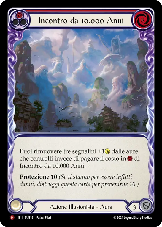 Card: 10,000 Year Reunion (red)