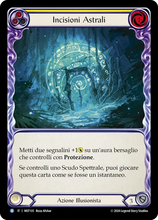 Card: Astral Etchings (yel)