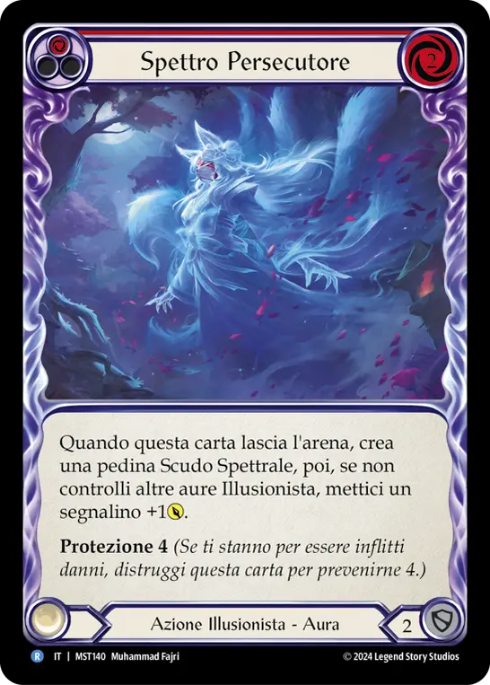Card: Haunting Specter (red)