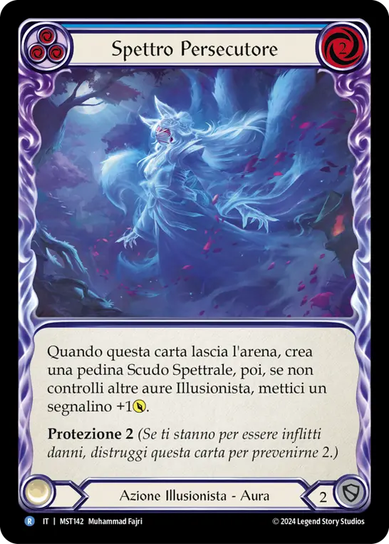 Card: Haunting Specter (blu)