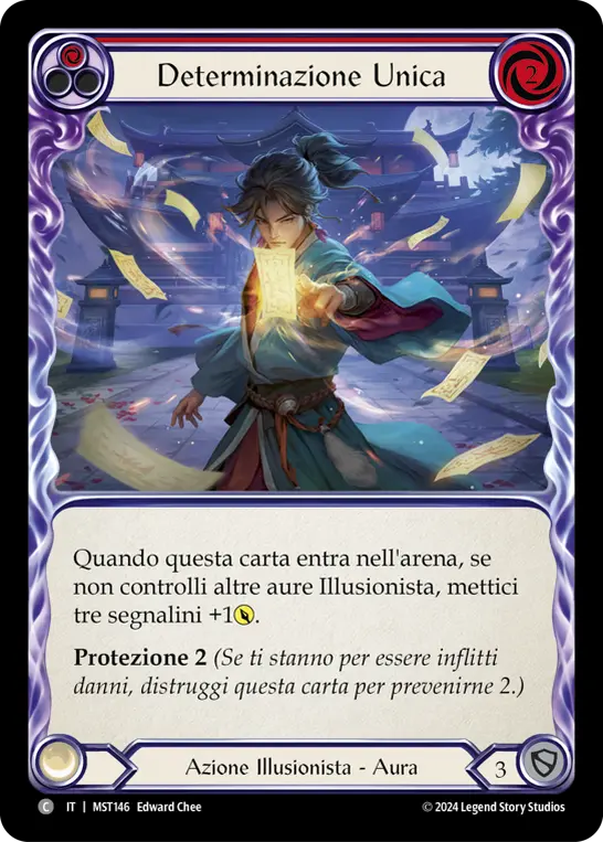 Card: Single Minded Determination (red)