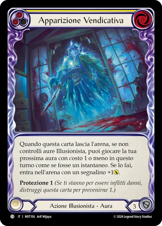 Card: Vengeful Apparition (yel)